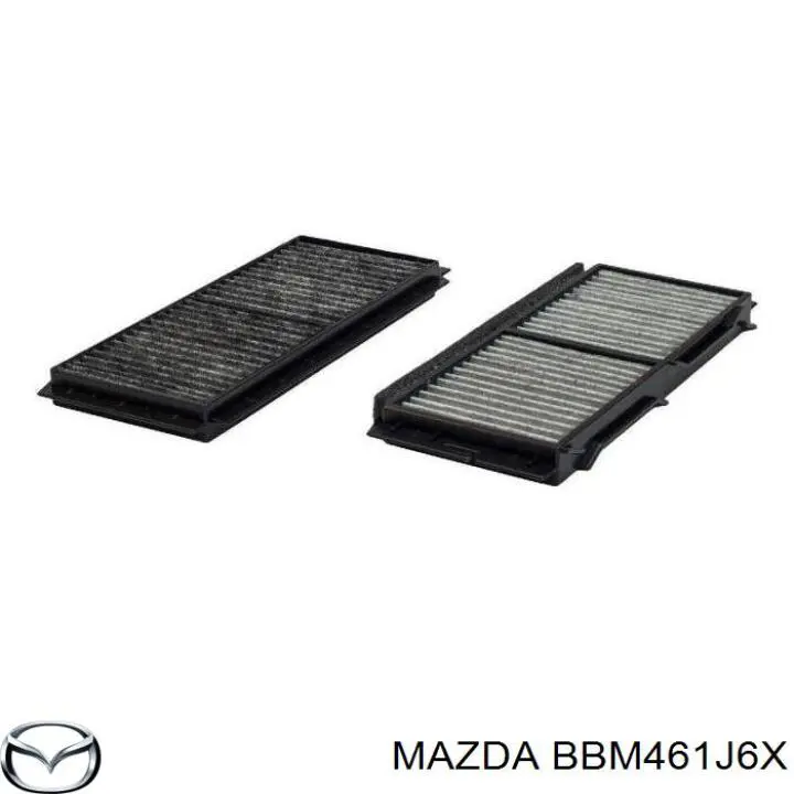 Фільтр повітряний обігрівача Mazda BBM461J6X ціна, від 7.36 USD