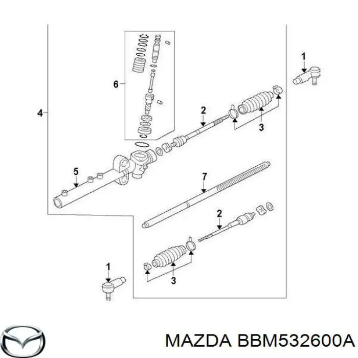 Насос ГПК Mazda BFD132600 ціна, від 202.93 USD