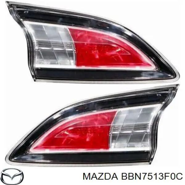 BBN7513F0D Mazda ліхтар задній правий, внутрішній