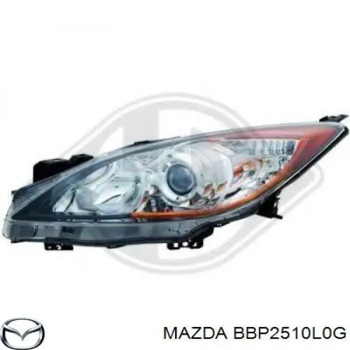 Купити BBP2510L0G Mazda Основна фара в зборі ліва