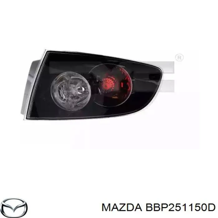 Ліхтар задній правий, зовнішній BBP251150D Mazda