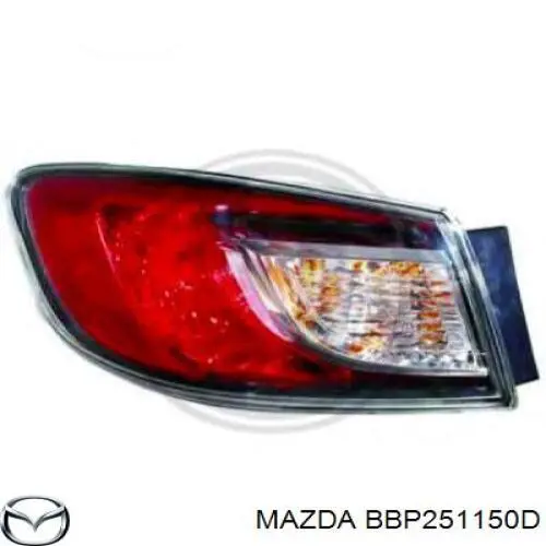 BBP251150D Mazda Задній правий зовнішній ліхтар