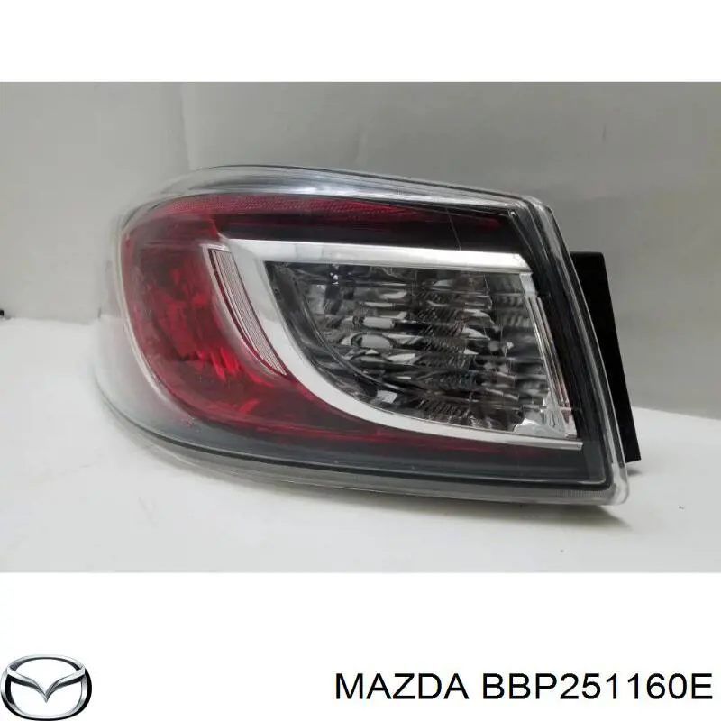 BBP251160E Mazda ліхтар задній лівий, зовнішній