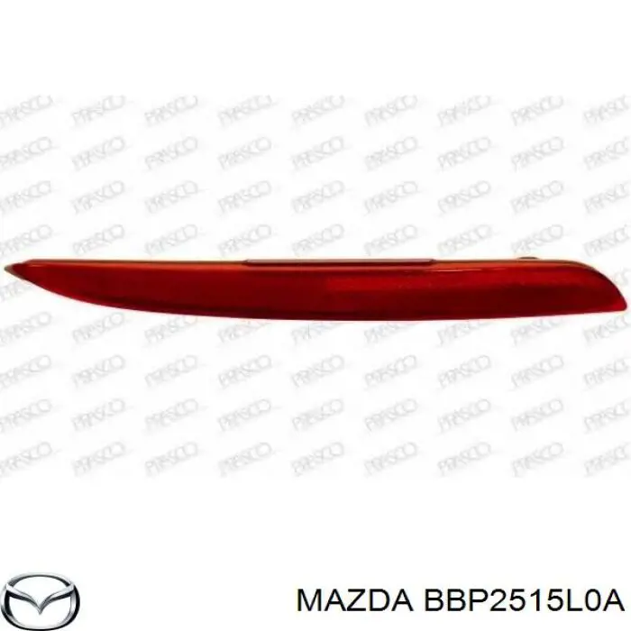 Купити BBP2515L0A Mazda Відбивач бампера заднього правий