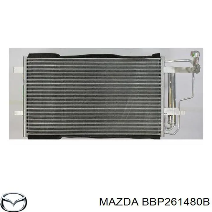 Купити BBP261480B Mazda Радіатор системи охолодження кондиціонера
