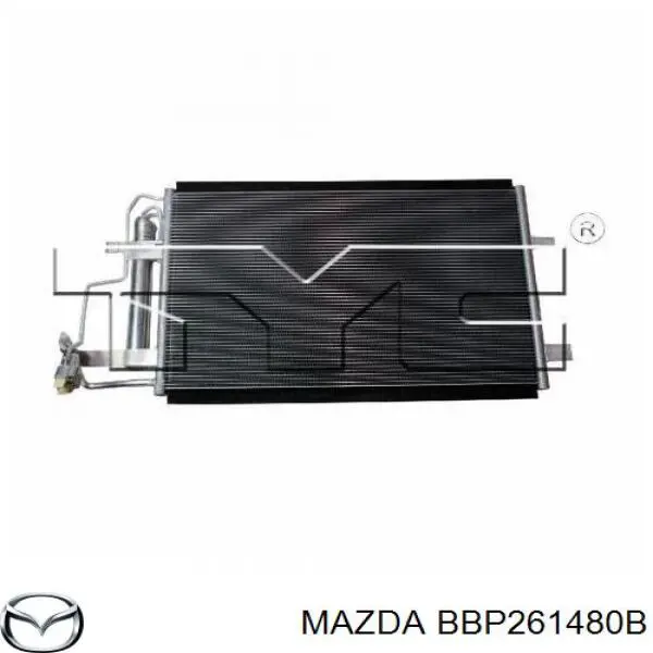 Конденсатор кондиціонера Mazda BBP261480B ціна, від 87.76 USD
