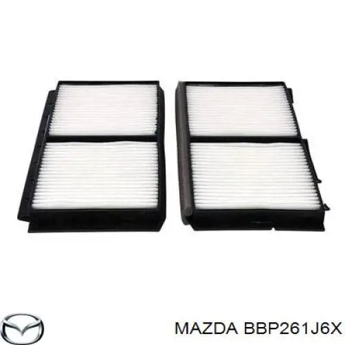 Фільтр салону BBP261J6X Mazda