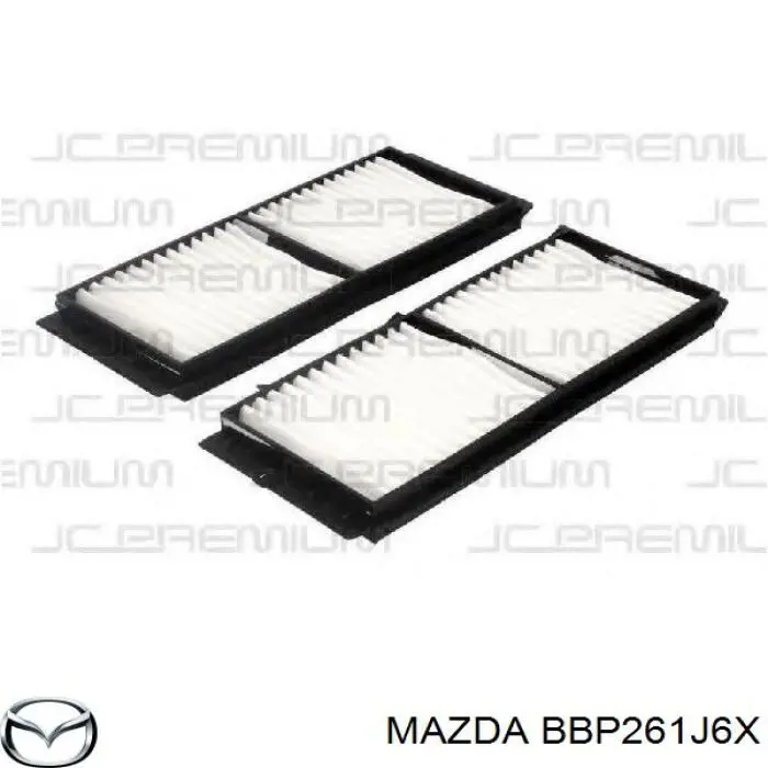 Фільтр повітряний обігрівача Mazda BBP261J6X ціна, від 7.53 USD