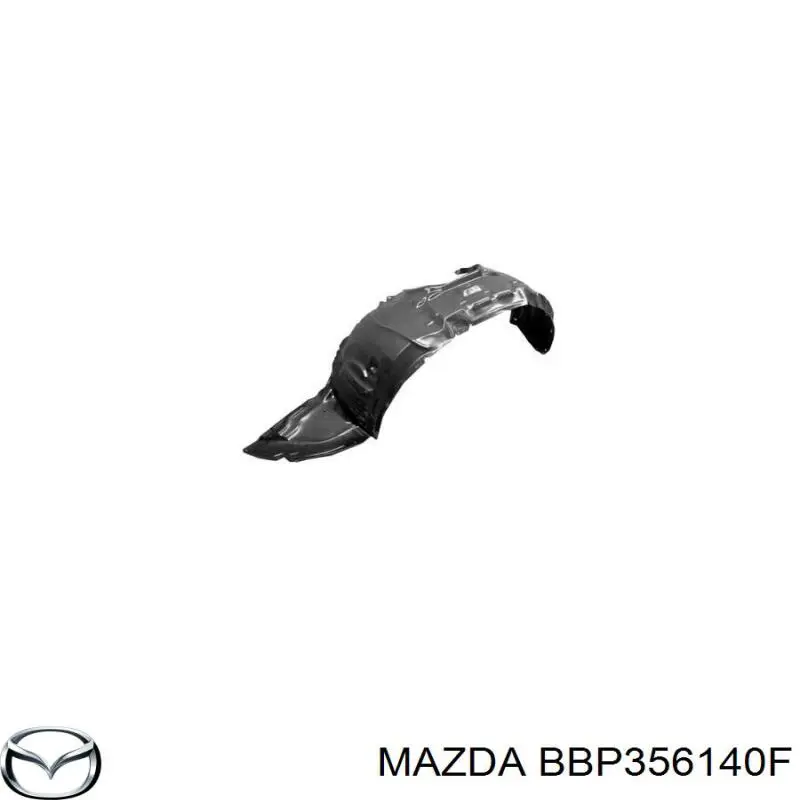 Підкрилок переднього крила, лівий Mazda BBP356140F ціна, від 12.00 USD