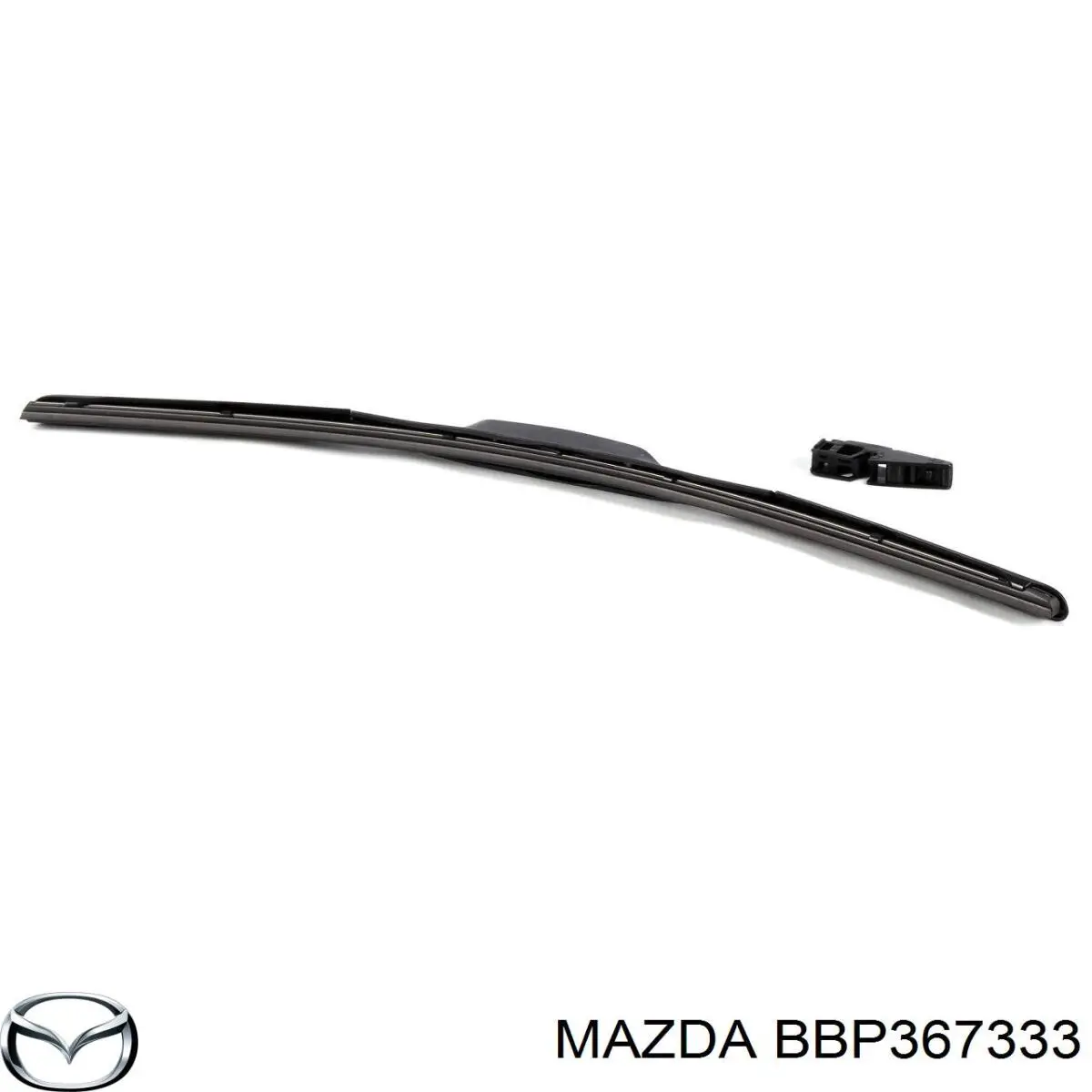 Гумка склоочисника пасажирська Mazda 3 (BL) (Мазда 3)