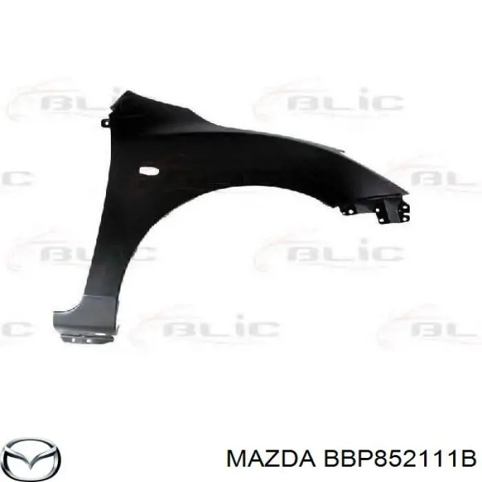 Крило переднє праве Mazda BBP852111B ціна, від 35.10 USD