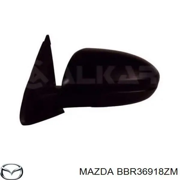 Ліве бокове дзеркало BBR36918ZM Mazda