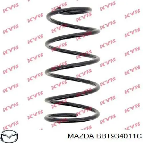 BBT934011C Mazda Пружина амортизатора передняя