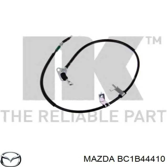 Трос стоянкового гальма задній правий Mazda BC1B44410 ціна, від 29.50 USD