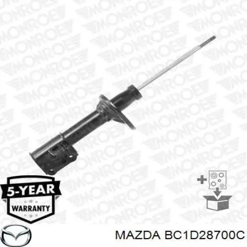 Амортизатор задній, правий BC1D28700C Mazda