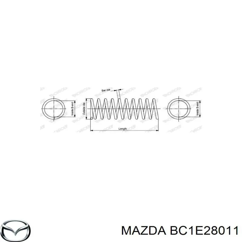Купити BC1E28011 Mazda Задні пружини