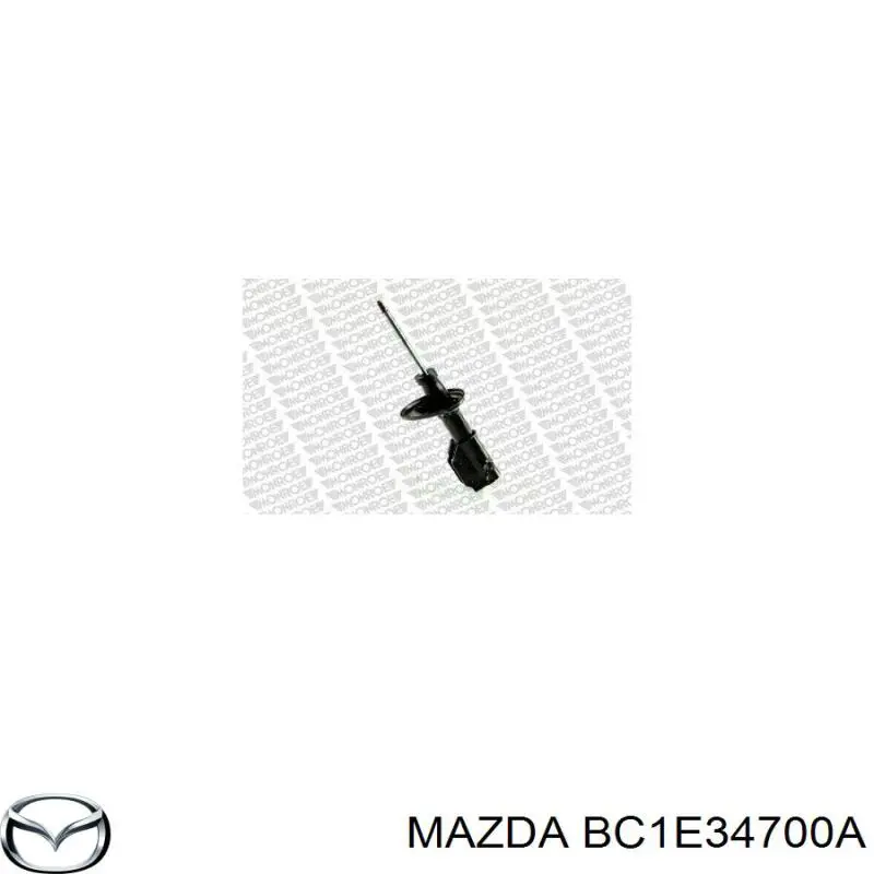 Амортизатор передній, правий Mazda BC1E34700A ціна, від 39.12 USD
