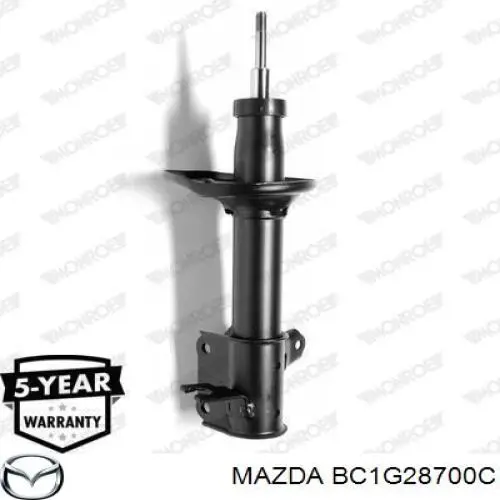 Амортизатор задній, правий BC1G28700C Mazda