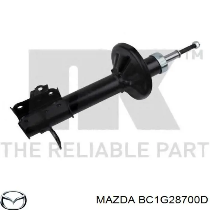 Амортизатор задній, правий BC1G28700D Mazda