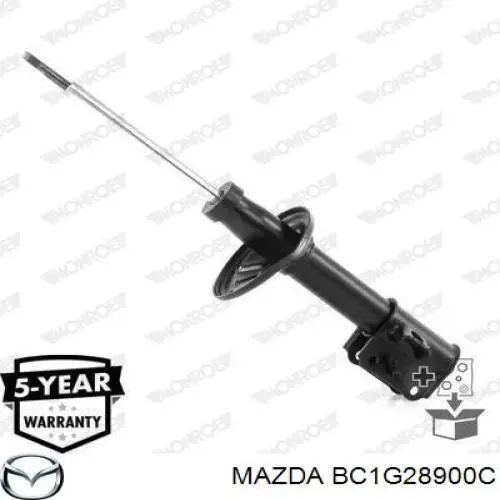 Амортизатор задній, лівий BC1G28900C Mazda