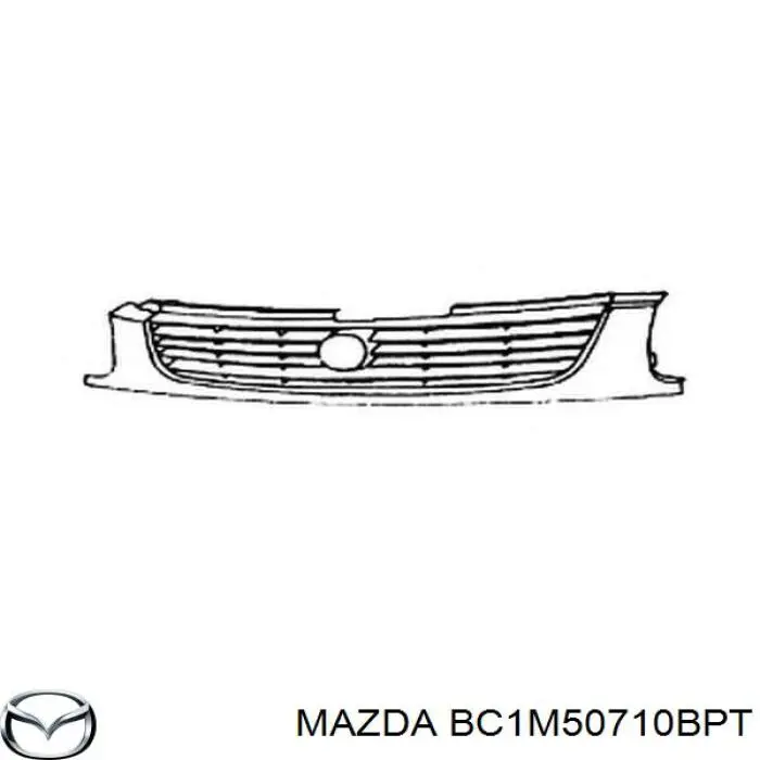 BC1M50710BPT Mazda решітка радіатора