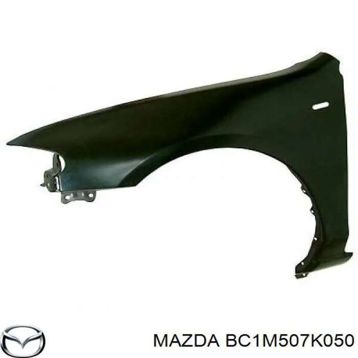 Вія (накладка) лівої фари Mazda 323 100 5 (BA) (Мазда 323)