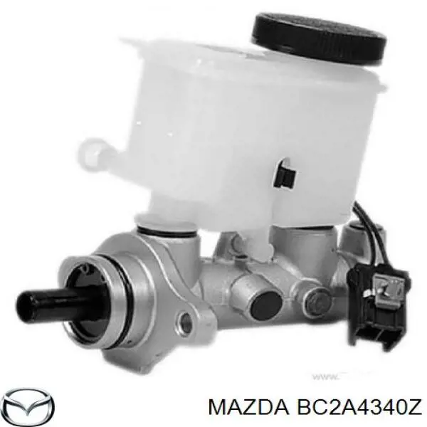 Циліндр головний гальма (Гідротормоз) Mazda BC2A4340Z ціна, від 78.80 USD