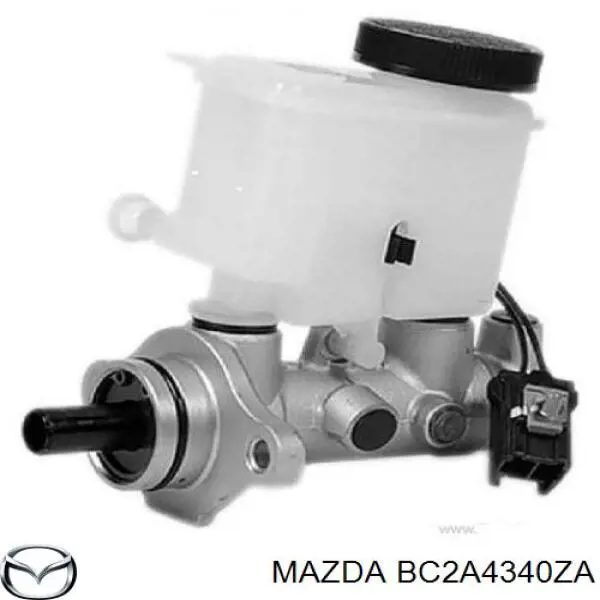 Головний гальмівний циліндр BC2A4340ZA Mazda