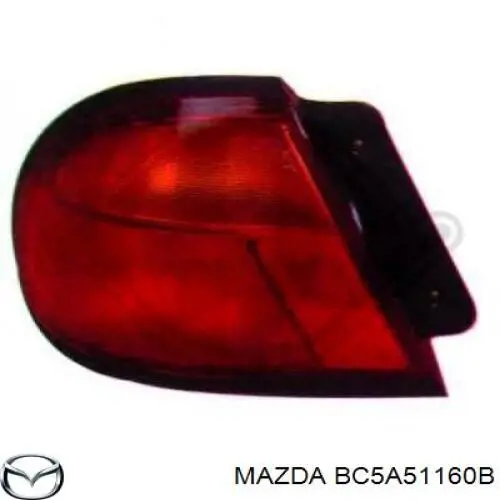 Купити BC5A51160B Mazda Лівий стоп