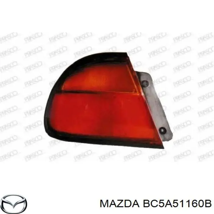 BC5A51160B Mazda ліхтар задній лівий