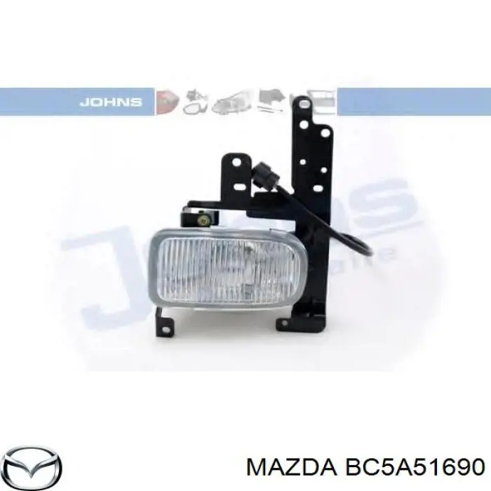 Протитуманка ліва Mazda 323 C V хетчбек (BA) (1994 - 1998) ціна, від 164.30 USD