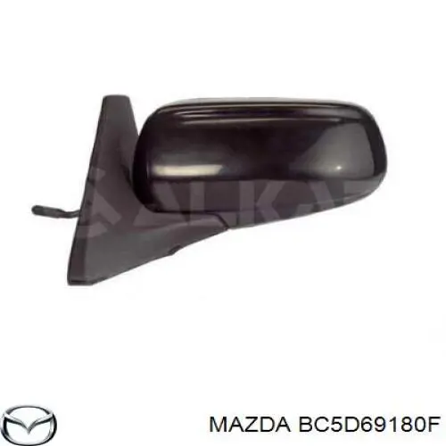 BC5D69180F Mazda дзеркало заднього виду, ліве