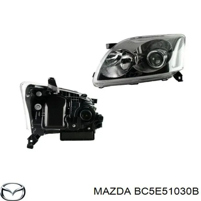 Фара передня права Mazda 323 C V