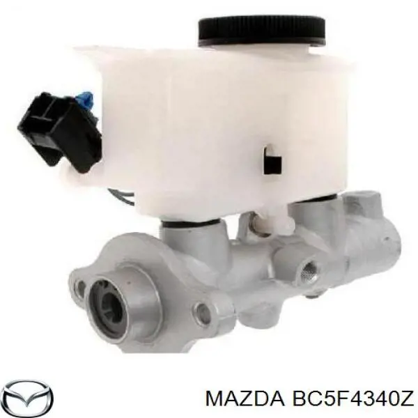 Циліндр головний гальма (Гідротормоз) Mazda BC5F4340Z ціна, від 56.50 USD