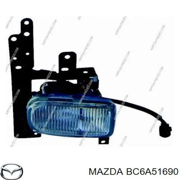 BC6A51690 Mazda фара протитуманна, ліва