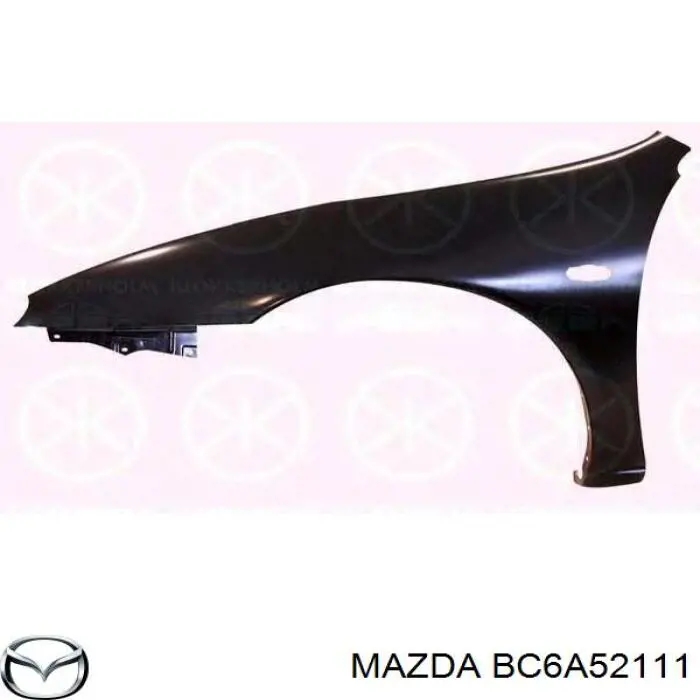 BC6A52111 Mazda крило переднє праве