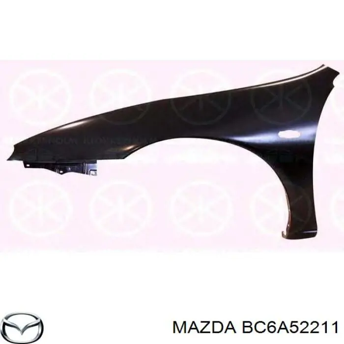 Крило переднє ліве Mazda 323 F 5 (BA) (Мазда 323)