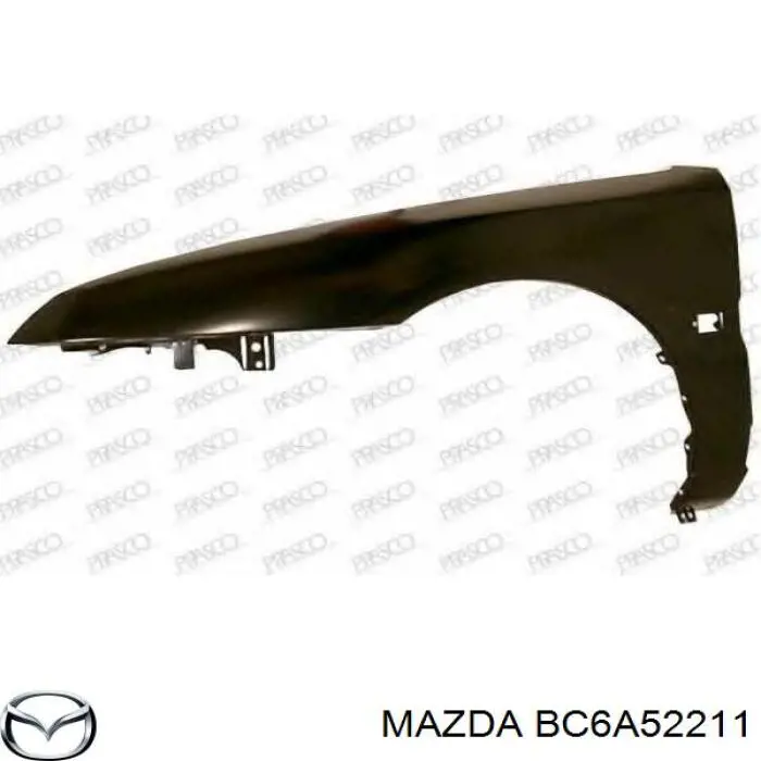 Ліве переднє крило Mazda 323 F V хетчбек (BA) (1994 - 1998) ціна, від 21.23 USD