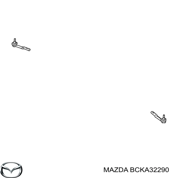 Наконечник рульовий Mazda BCKA32290 ціна, від 16.98 USD