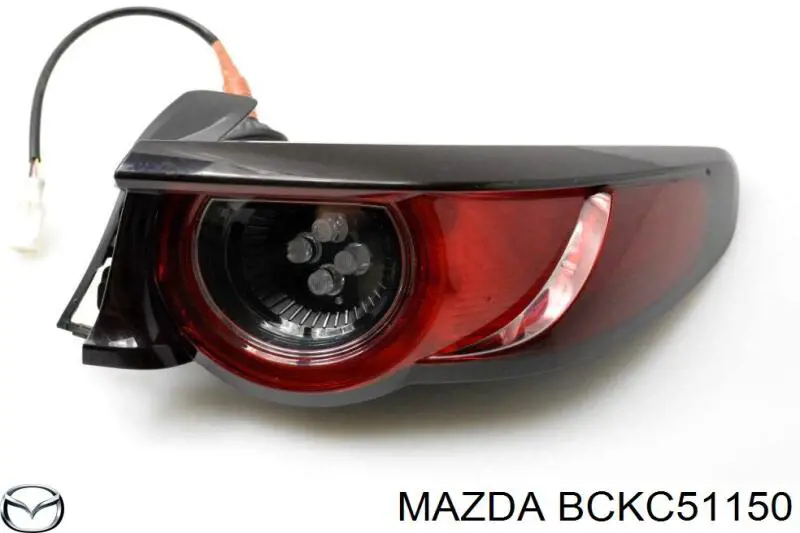 Ліхтар задній правий, зовнішній Mazda BCKC51150 ціна, від 380.06 USD