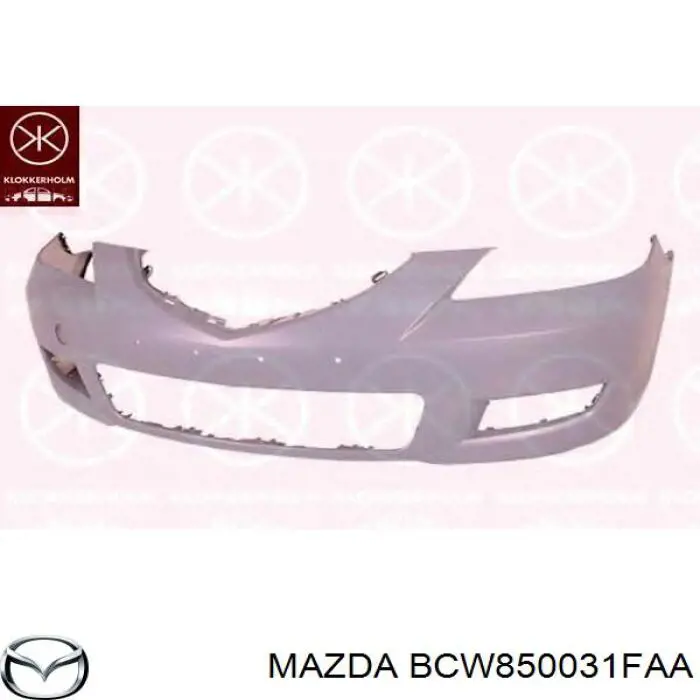 Бампер на авто Mazda BCW850031FAA ціна, від 70.89 USD