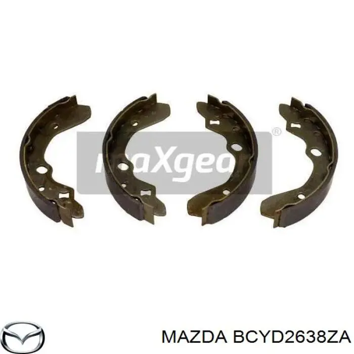 Купити BCYD2638ZA Mazda Колодки гальмові задні, барабанні
