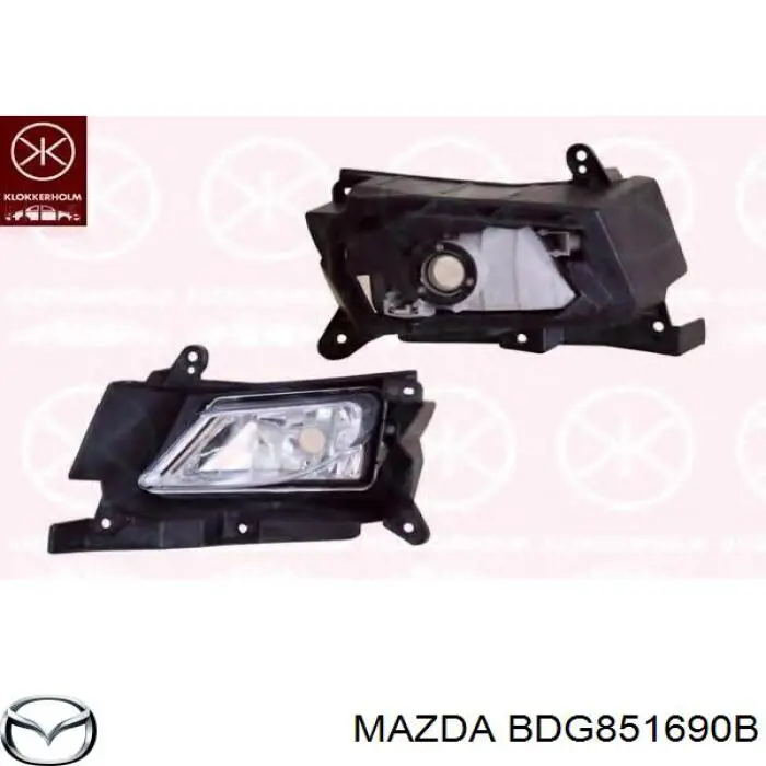 BDG851690B Mazda фара протитуманна, ліва