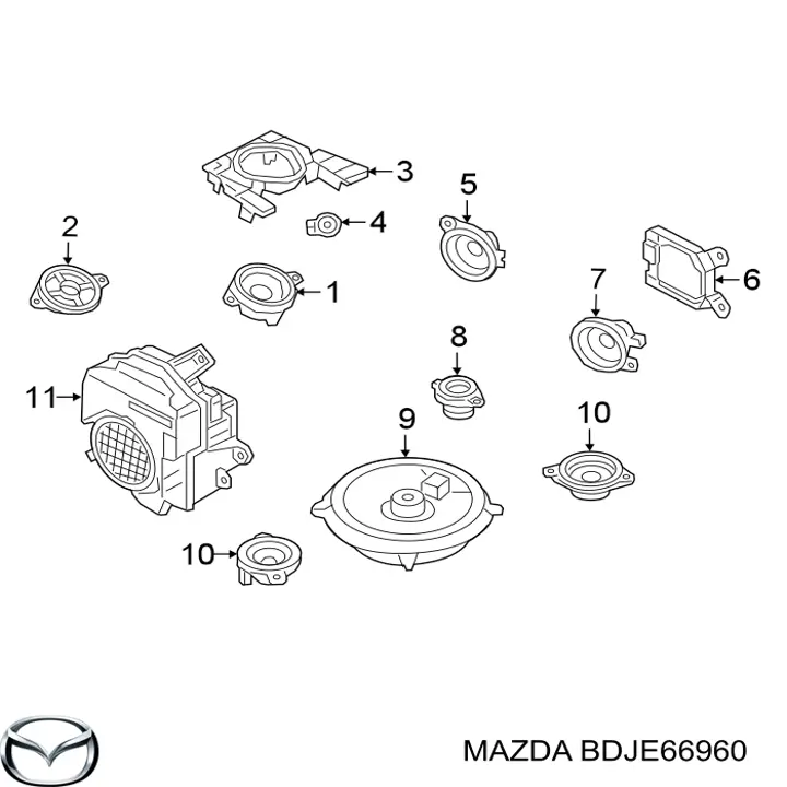  BDJE66960 Mazda