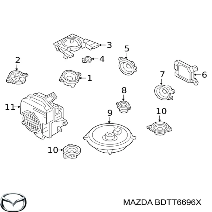  BDTT6696X Mazda