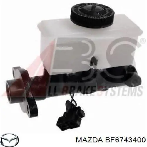 BF6743400 Mazda Циліндр гальмівний, головний
