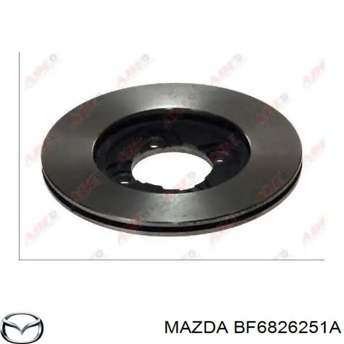 B10726251 Mazda Дискові гальма