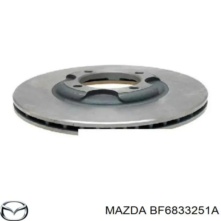 Гальмівні диски передні BF6833251A Mazda