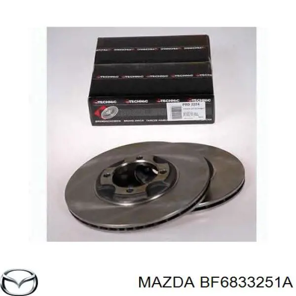Купити BF6833251A Mazda Ротор гальмівний