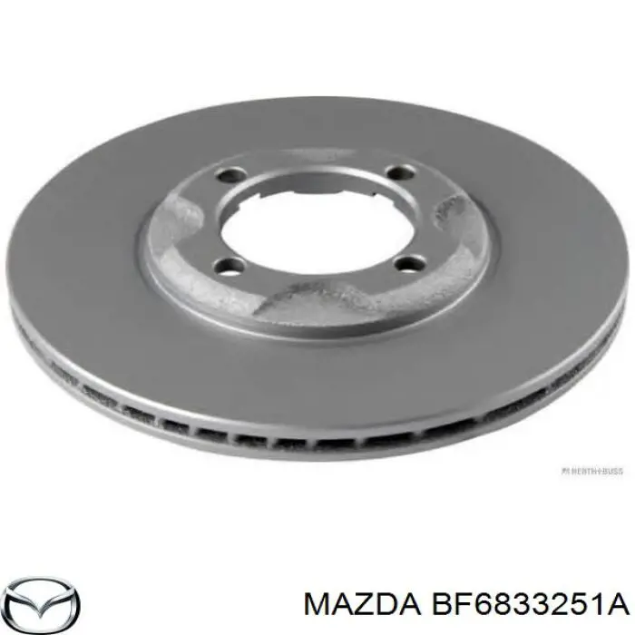 Гальмівні диски передні BF6833251A Mazda
